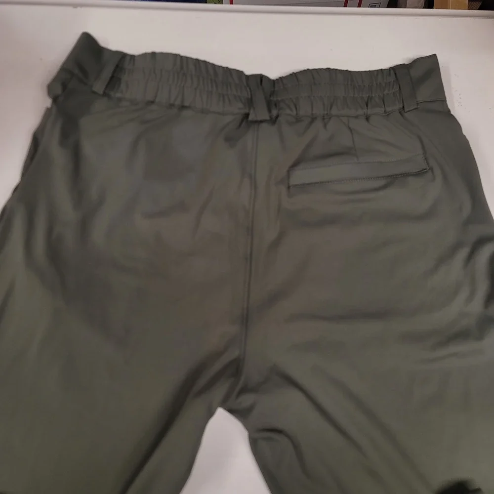 Viodia Olive Green Casual Athleisure‎ Golf Yoga Pants Women Size L